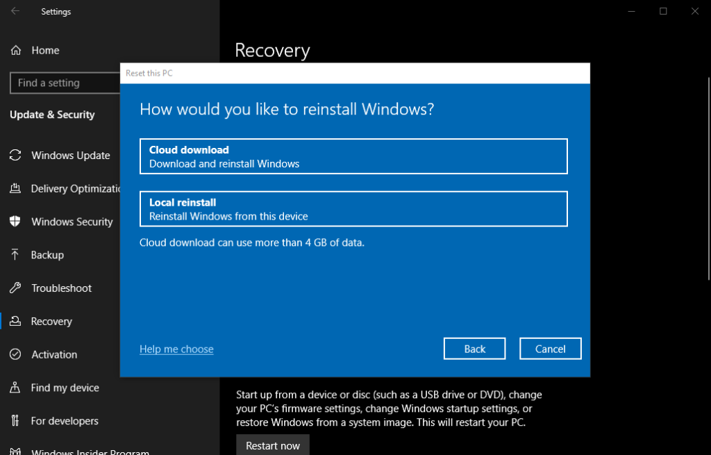 How Long Does Factory Reset Take Windows 10?
