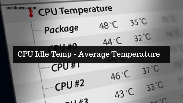 CPU Idle Temp - Average Temperature